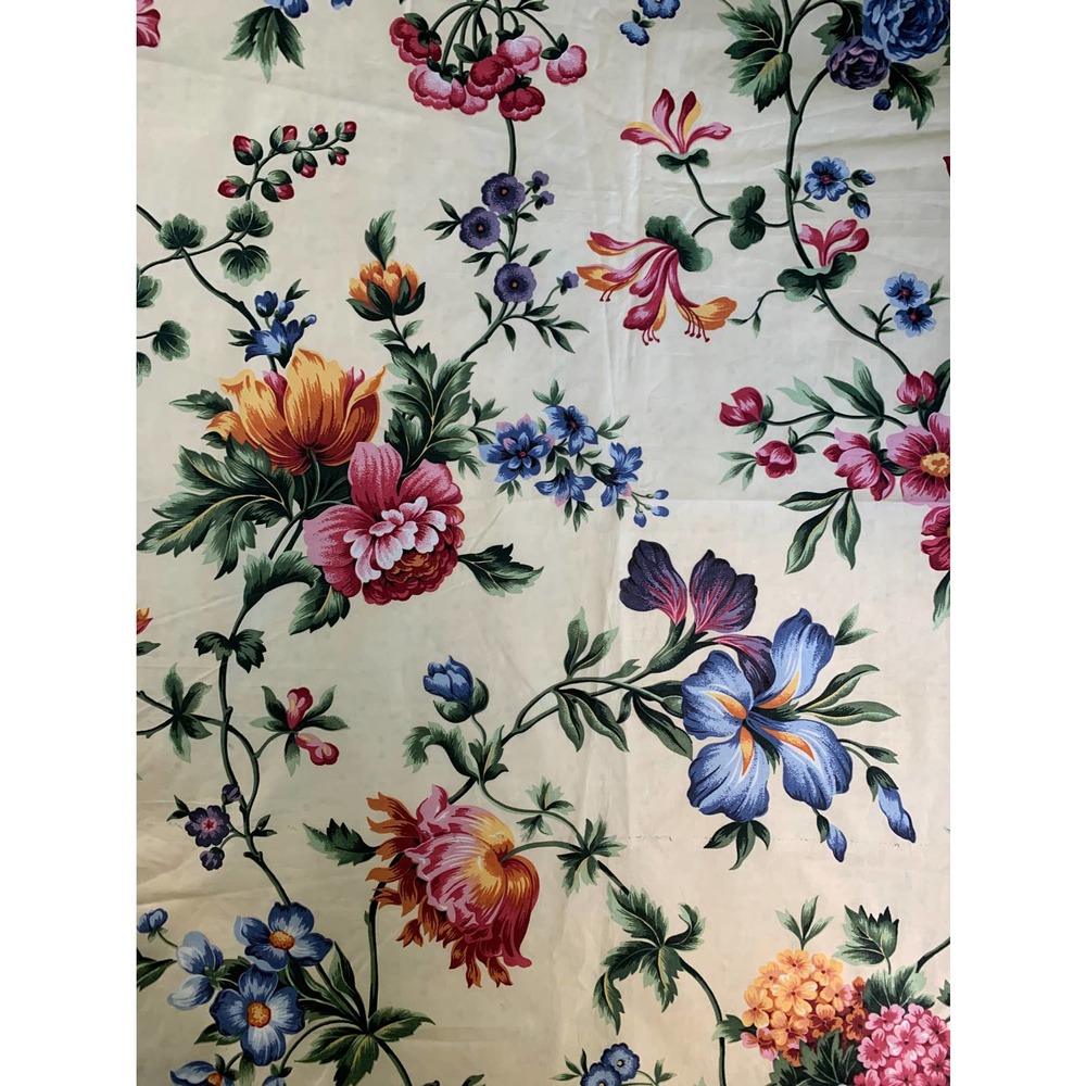 Upholstery Fabric by Monique Light Weight Multiroses and Lilacs 36" x 27"
